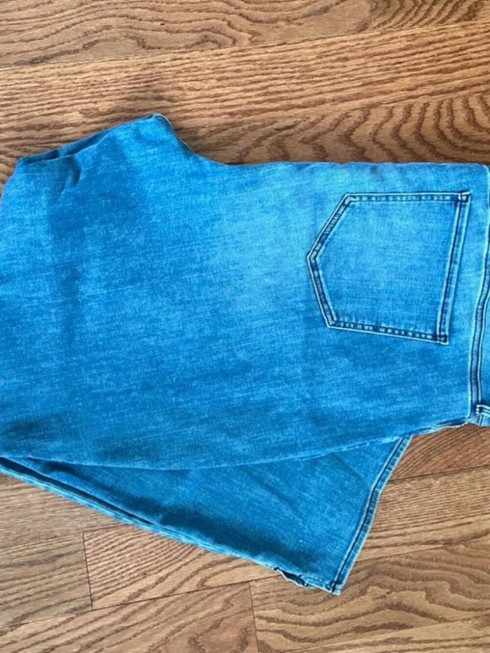 NYDJ Curve 360 Straight Ankle Slit Cropped Jeans Women's Size 24 - Picture 6 of 11